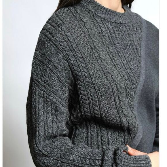 TWENTY MONTREAL Twenty Connect Crewneck Sweater Gray Size XS NEW - Picture 2 of 13